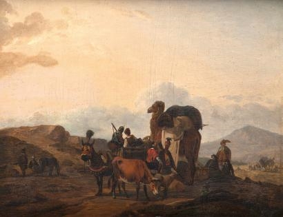 Artwork by Michel Duplessis, La Caravane, Made of on panel