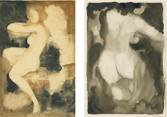 NU DE CÔTÉ NU DE DOS by Gustave Buchet, 1942