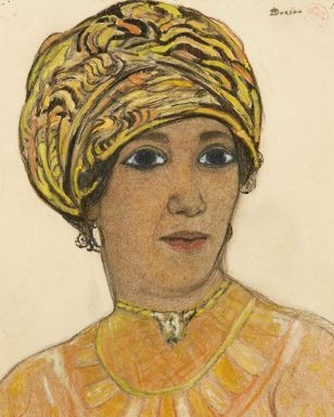 JEUNE FEMME AUX TURBAN by André Suréda