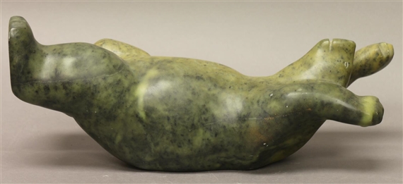 POLAR BEAR SWIMMING ON ITS BACK by Mark Totan, 2008