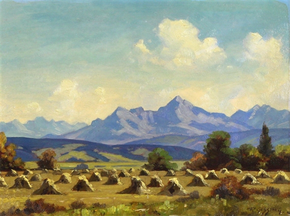 NEAR TURNER VALLEY by Roland Gissing, 1958