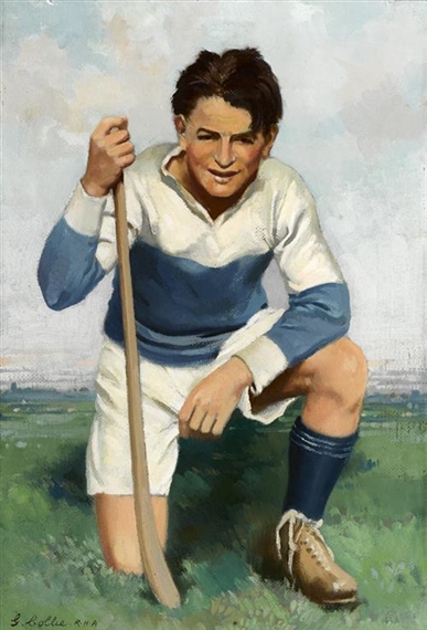PORTRAIT OF COMMANDANT ROBERT BONFIELD, 4th BATTALION, DUBLIN BRIGADE, I.R.A by George Collie, 1903-1923