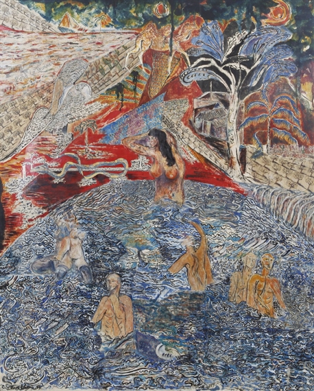 Aphrodite on her way to Damascus by Renos Loizou, 1993