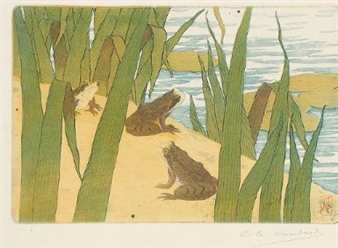 Grenouilles et roseaux Picture