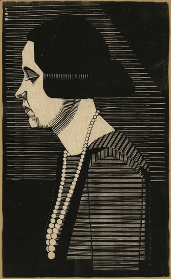 Portrait of a Woman en Profil