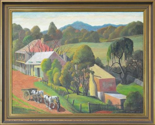 Berrima Pastoral by George Duncan, 1955