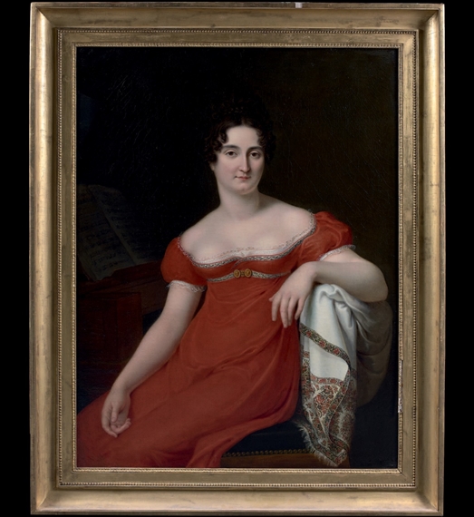 Portrait de Mademoiselle George by Cornelius Groenedael, 1813