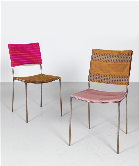 2 works, Kodu-Chairs by Franz West, 2001