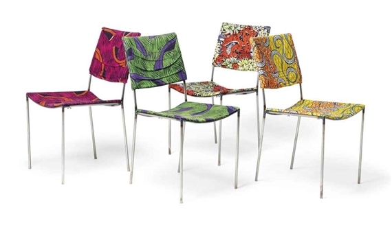 Dokustuhl (4 chaises) by Franz West, 1997