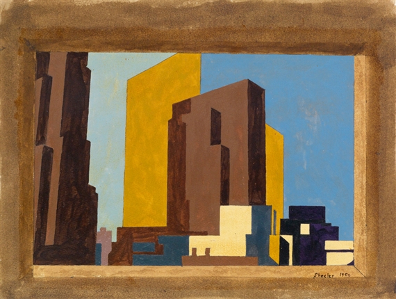 New York #3--Study by Charles Sheeler, 1950