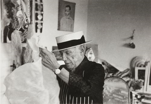 Artwork by Roberto Otero, Pablo Picasso, c. 1965., Made of vintage silver print