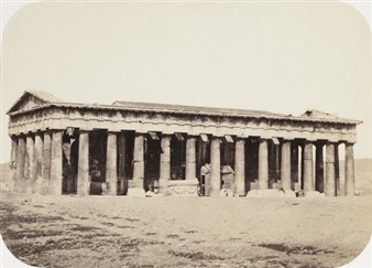 Grèce. Athènes, 14 octobre 1859.  Temple de Thésée [Héphaïstéion]. - Gabriel De Rumine
