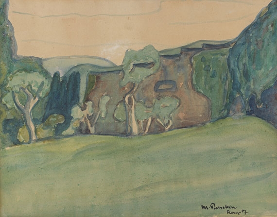 Max Pechstein | Die Waldwiese (1907) | MutualArt