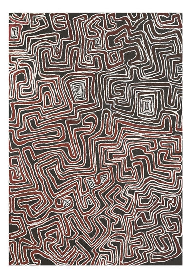 Untitled by Jackie Kurltjunyintja Giles Tjapaltjarri, 2004