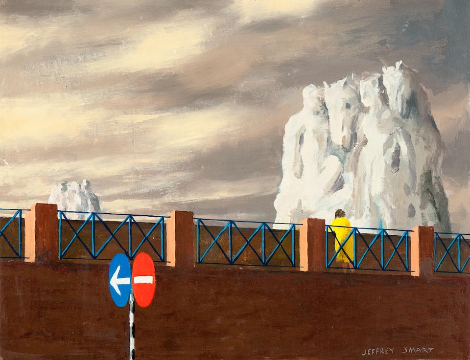 Study for the Victor Emmanuel II Bridge by Jeffrey Smart, 1971