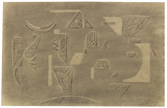 Untitled by Willi Baumeister, 1949