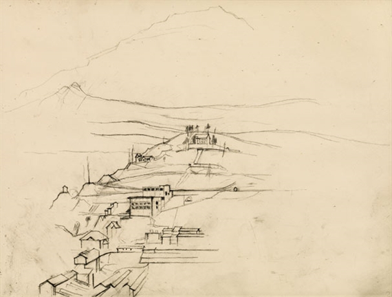 Eisenerz by Herbert Boeckl, Circa 1941