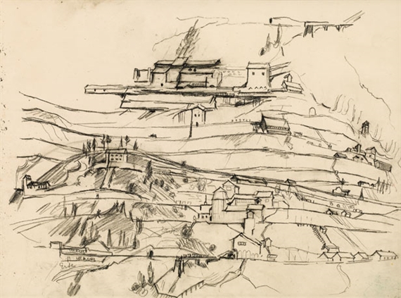 Eisenerz by Herbert Boeckl, Circa 1941