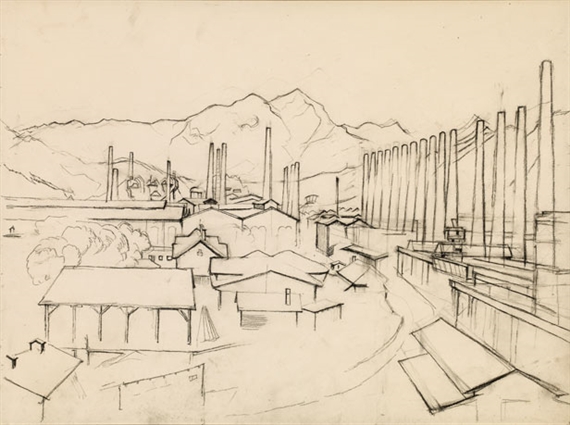 Donawitz by Herbert Boeckl, Circa 1942