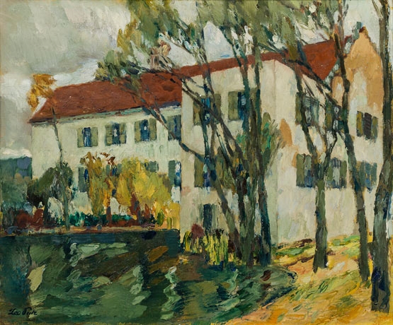 Schloss Am Seen Ufer Hartmannsberg Leo Putz
