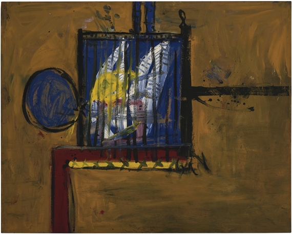BIRD CAGE NO. 1 by Alan Davie, 1956