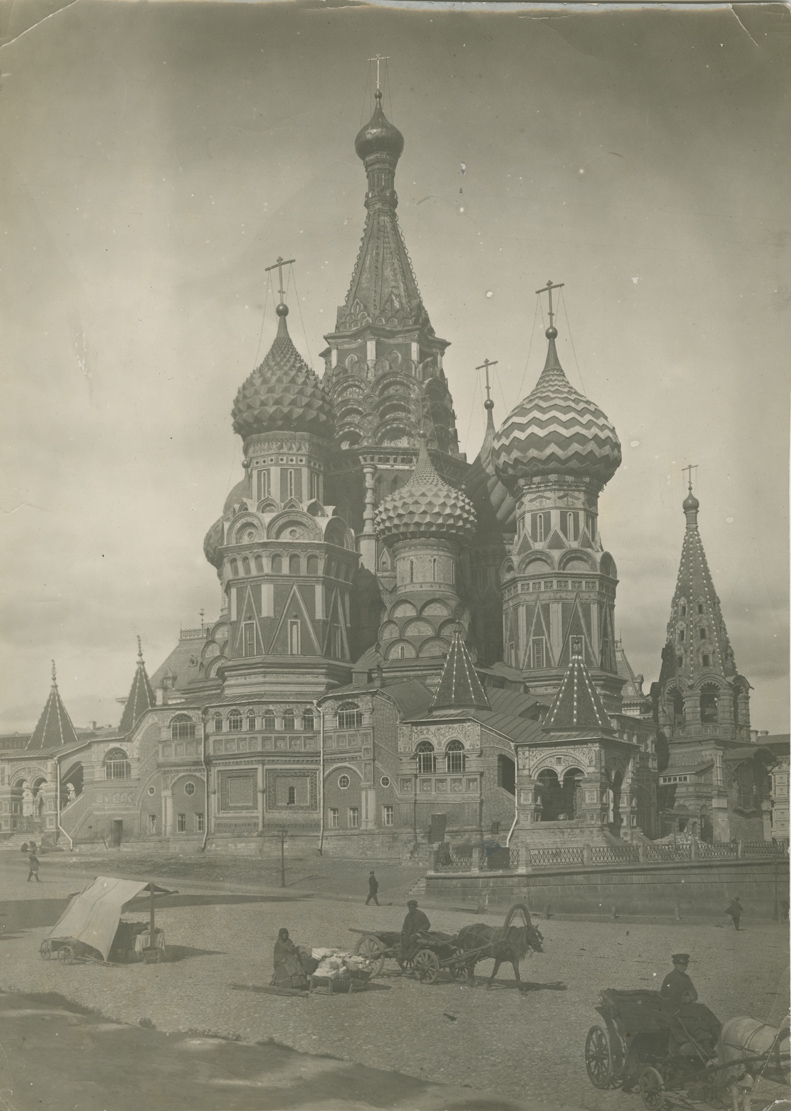 Artwork by Leonid Shokin, St Basil's Cathedral, Red Square, Moscow, Made of Gelatin silver print