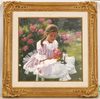 Emilia au Jardin - Liliane La Silva Le Fur