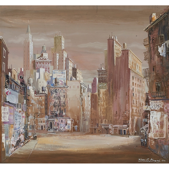 New York City by Riccardo Magni, 1941