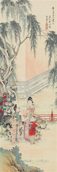FIGURES AFTER TANG YIN by Xu Cao