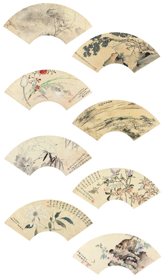 FLOWER AND LANDSCAPE by Wen Qiqiu