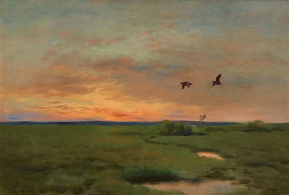 Spoväng by Bruno Liljefors, 1924