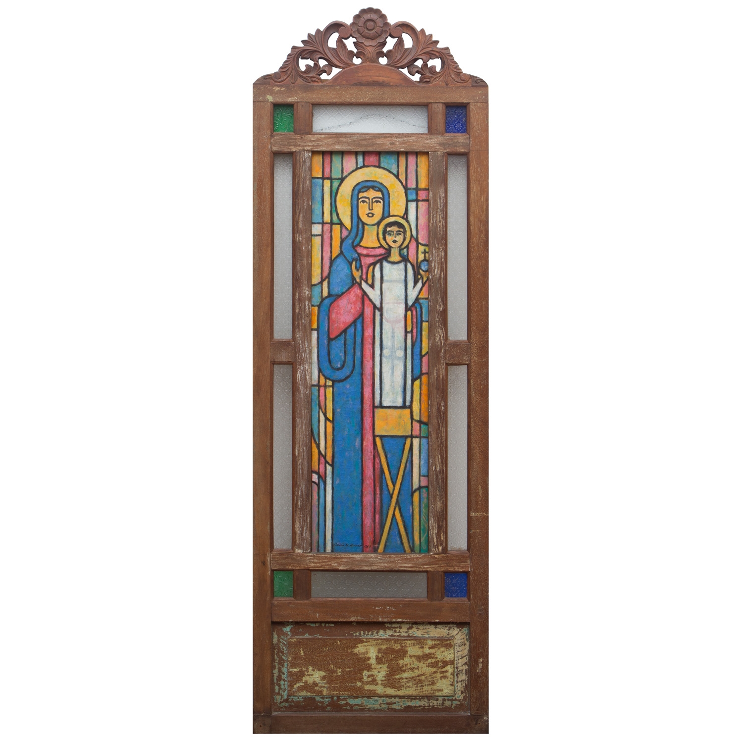 Artwork by Cenon Rivera, Untitled, Made of Oil on canvas