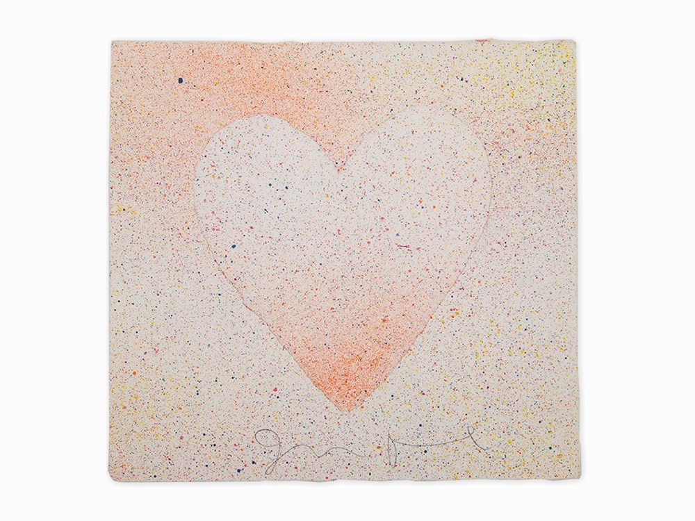 Dine Jim Confetti Heart (1991) MutualArt