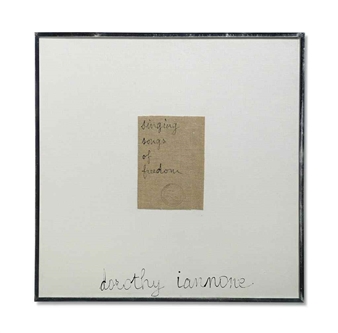 Singing songs of freedom - Dorothy Iannone (Principe d'équivalence) - Robert Filliou