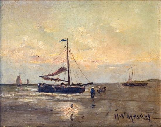 'The Fishing Fleets Return' by Hendrik Willem Mesdag