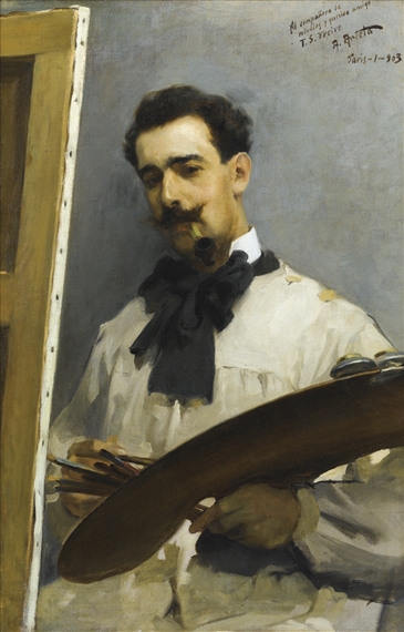 PORTRAIT D'UN PEINTRE by Aurelio Bibiano de Arteta y Errasti, 1903