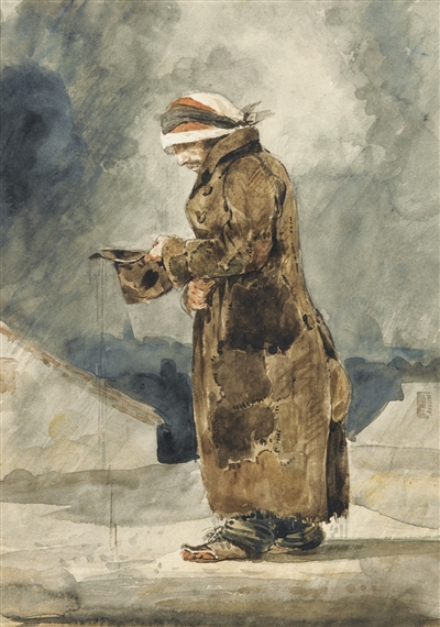 LE MENDIANT ANGLAIS by Eugène Delacroix