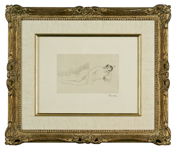 PierreAuguste Renoir Femme Nue Couchee (1906) MutualArt