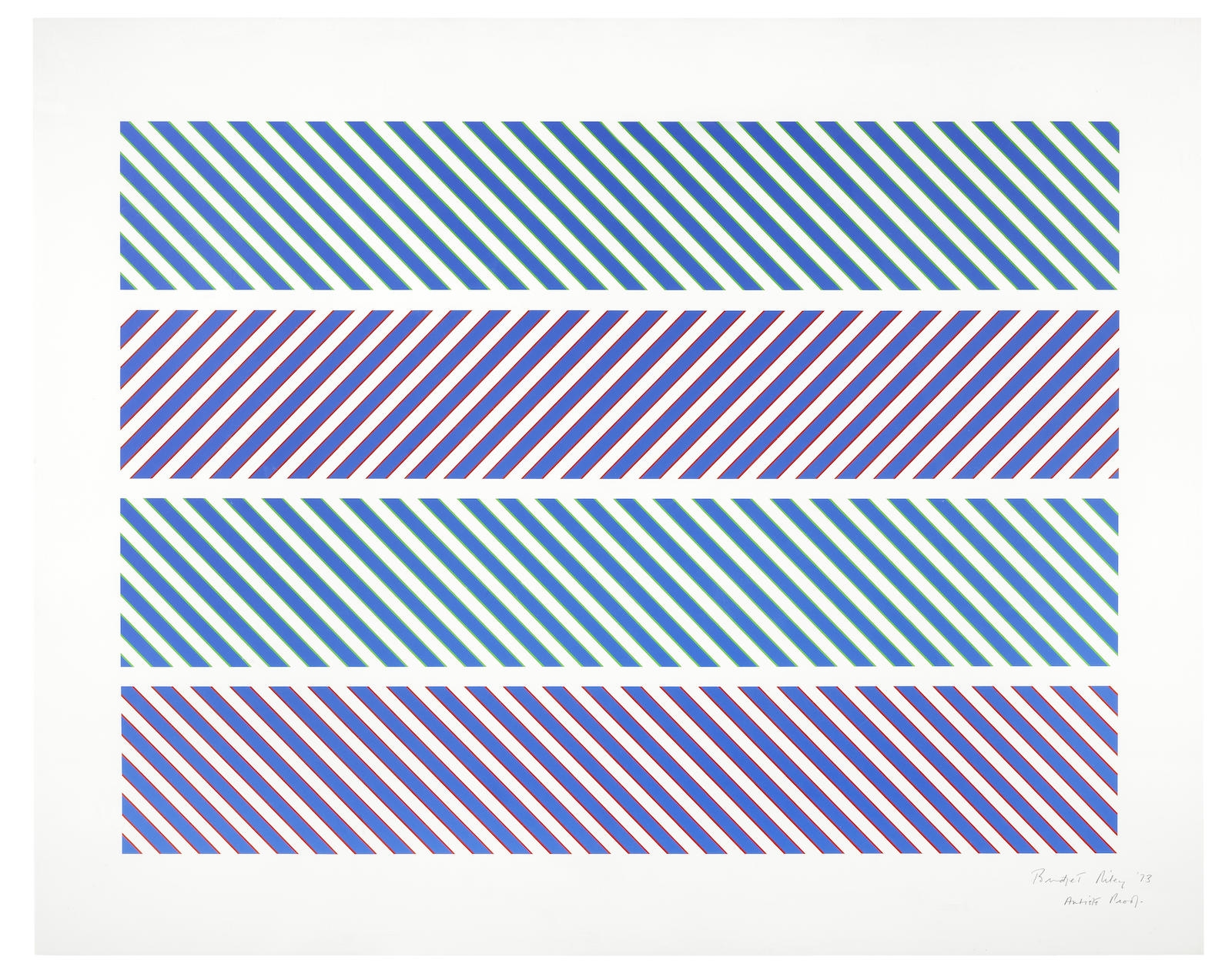 Bridget Riley | Untitled (Rothko Portfolio) (1973) | MutualArt