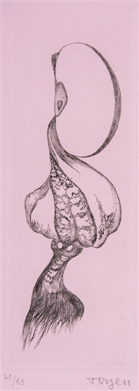 SUR LE CHAMP, Annie Le Brun by Toyen, 1967