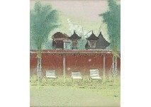 Artwork by Seiji Yoshimura, Southern Wind(Bali Island), Made of ink and color on paper