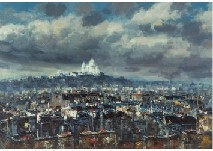 Sky in Paris: View of Sacre-Coeur - Hyoichi Yamamoto