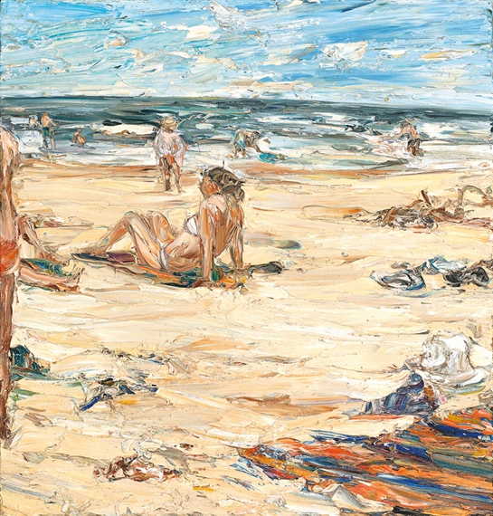 Beach Life (Towel, Hat and Thong) by Nicholas Harding, 2004