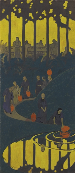 LES DANAÏDES OR FEMMES À LA SOURCE by Paul Sérusier, 1897