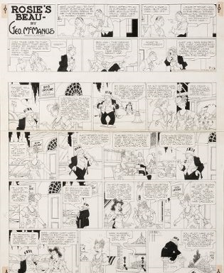 Famille Illico (Bringing up Father) by George McManus, 1943