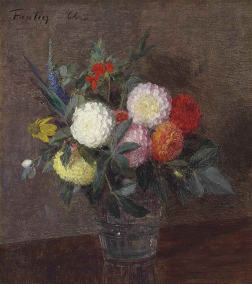Fleurs d'automne by Henri Fantin-Latour, 1864