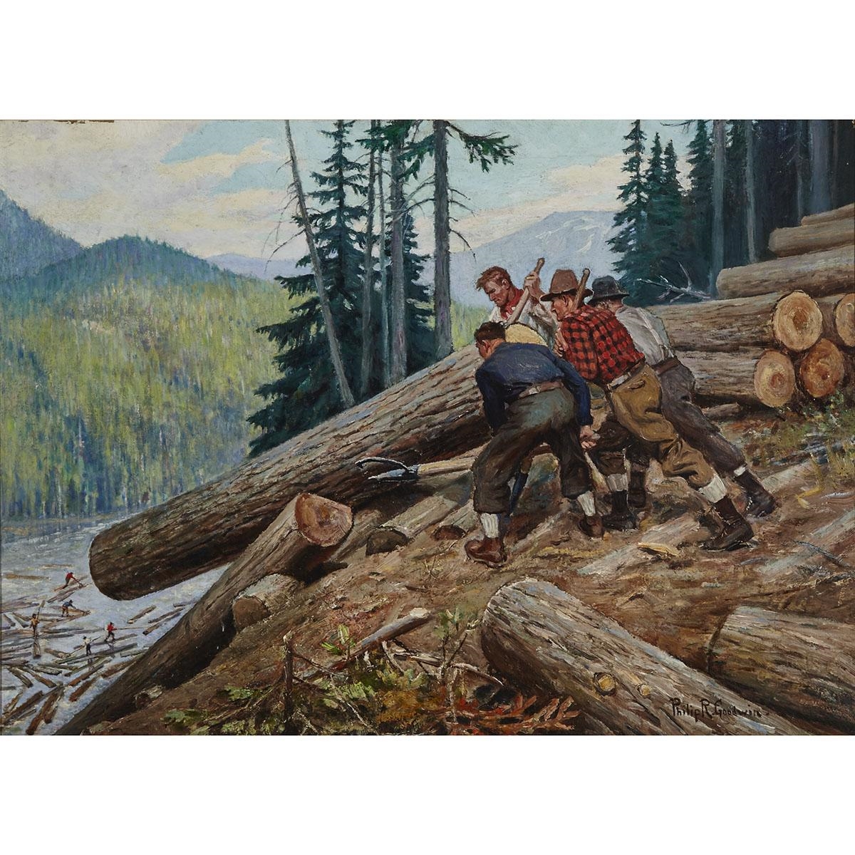 Philip R. Goodwin | MEN OF METTLE (ALSO CALLED DEEP WATER LOGGING ...