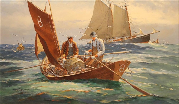 LOBSTER BOAT by Eldred Clark Johnson