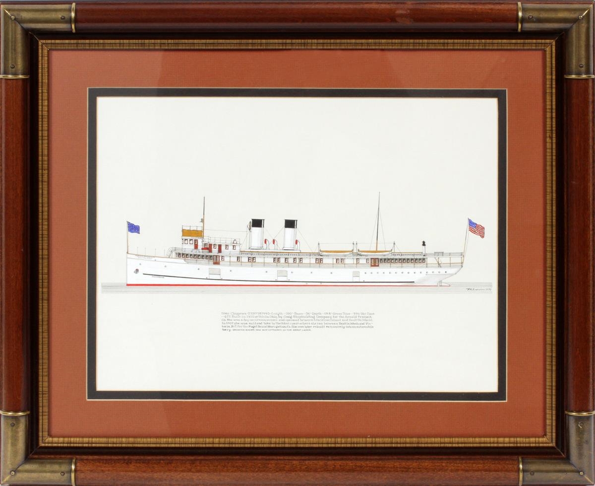 Steamer Chippewa by Frank R. Crevier