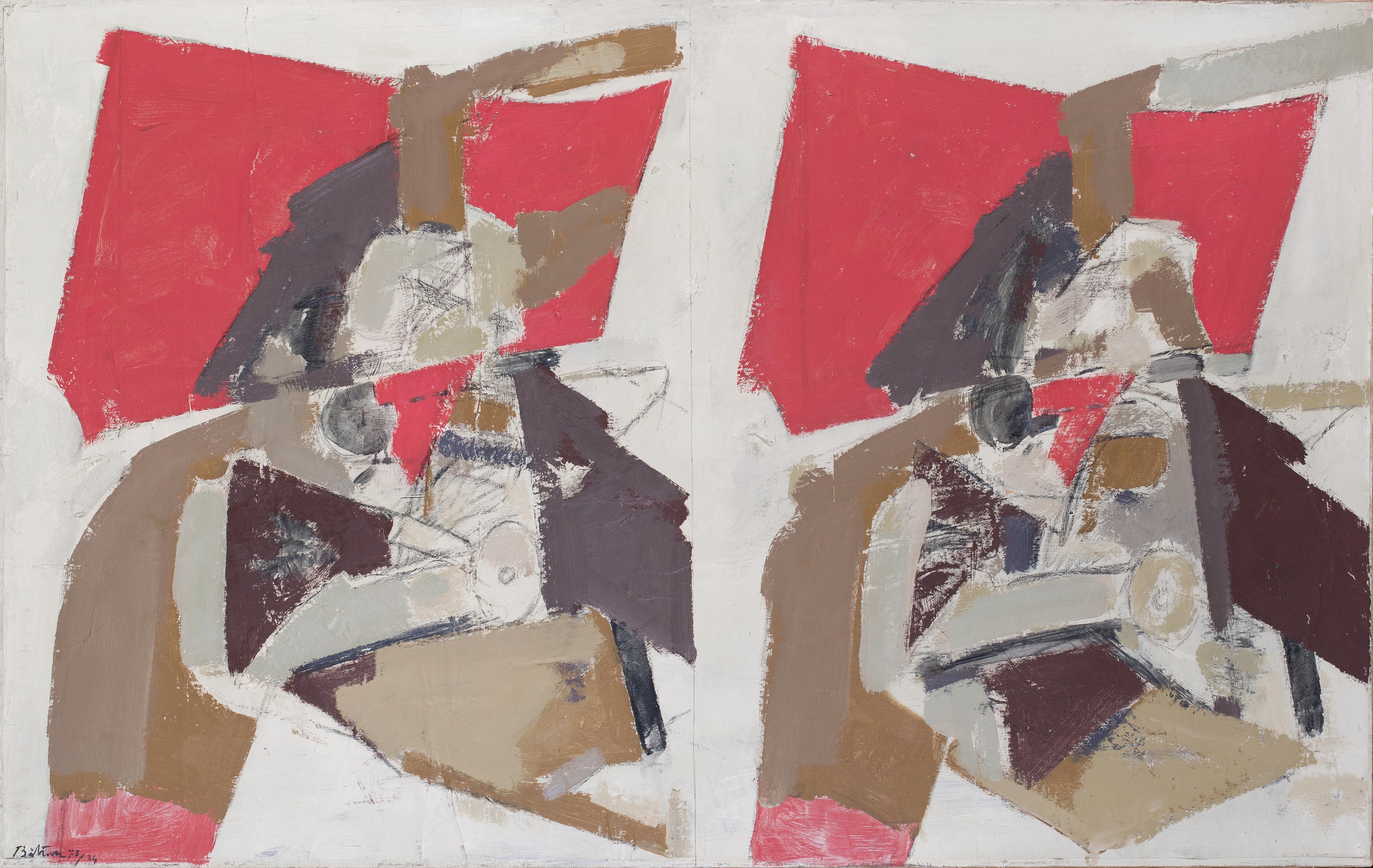 Artwork by Albert Bitran, Double, Made of Oil on canvas